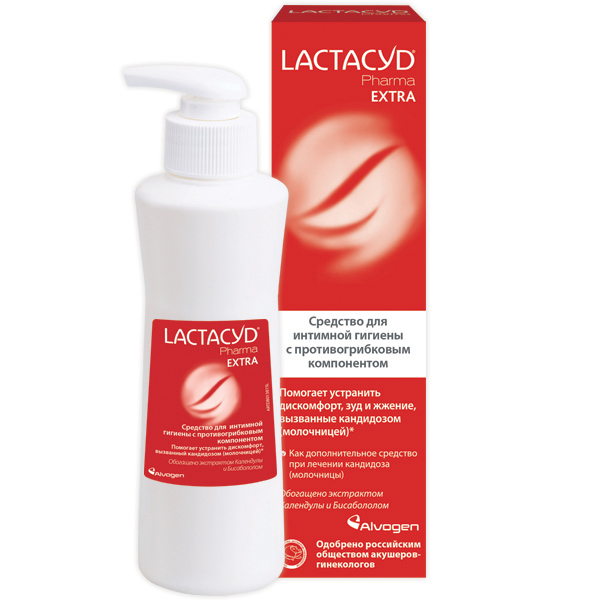 LACTACYD Pharma Extra в период лечения молочницы